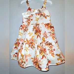 🍂 Janie and Jack "Go Where You Grow" Botanical Print Tiered Sun Dress